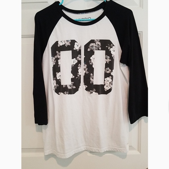 Baseball floral detail tee - Picture 1 of 2